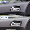 Crosselec Kohlefaser Innen Türgriff Panel Abdeckung Zierleiste für Dodge Durango 2011-2020