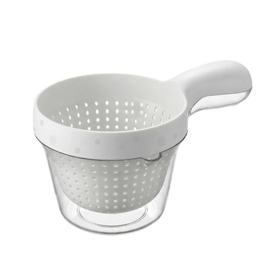 3Pcs Double Layer Drain Basket with Handle 2-in-1 Strainer Storage Container Small Vegetable Fruit Mini Berry Tomato Grape Washing Colander Bowl