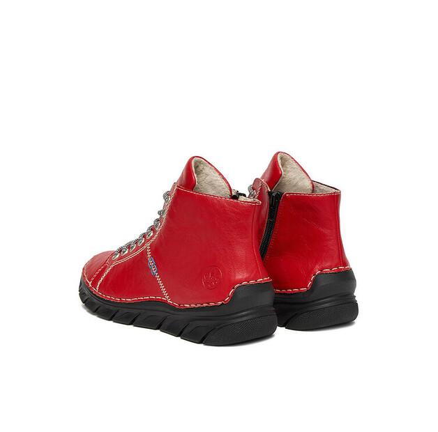 Rieker 55020-33 Red Ankle Boots