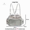 New Korean Kawaii Cat Ita Bag Cute PU Shoulder Bag Girls Transparent Pocket Harajuku Crossbody Bag Women's Fashion Backpacks