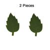 2PCS Lifelike Leaf Embroidery Parches Adhesive Iron On Embroidery Leaf Stickers No Sewing Needed Hole Repair Maple Patches