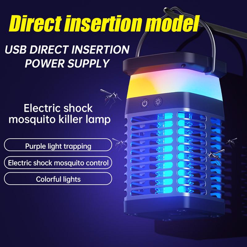 

UV Mosquito Killing Lamp Violet Light Trap Multi-Functional Mosquito Repellent Killer for Indoor & Outdoor Use Plug in use