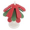 Silicone Tree Coasters for Xmas Decoration Heat Resistant Trivets Placemats for Hot Dishes