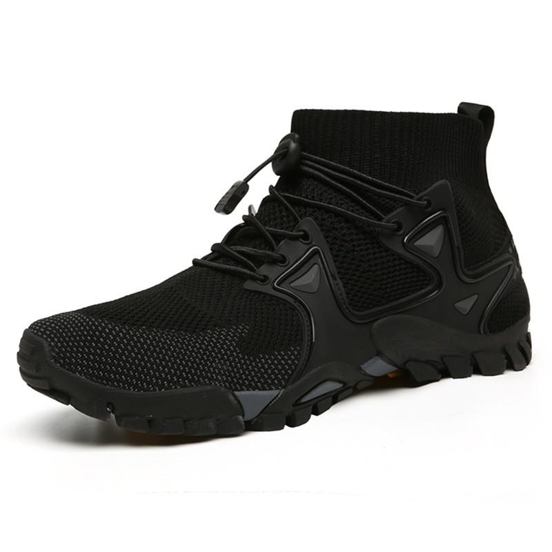Unisex Hiking Shoes Outdoor Trail Running Sneakers High-Top Breathable Mesh Walking Boots Fall