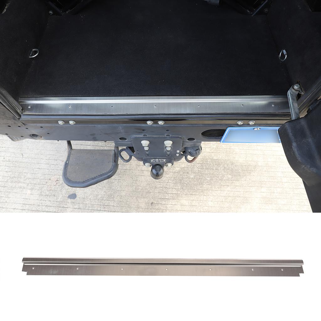 Car Inner Threshold Pedal Rear Bumper Foot Plate Trunk Door Sill Guard Trim For Land Rover Defender 2004-2018 Car Accessories