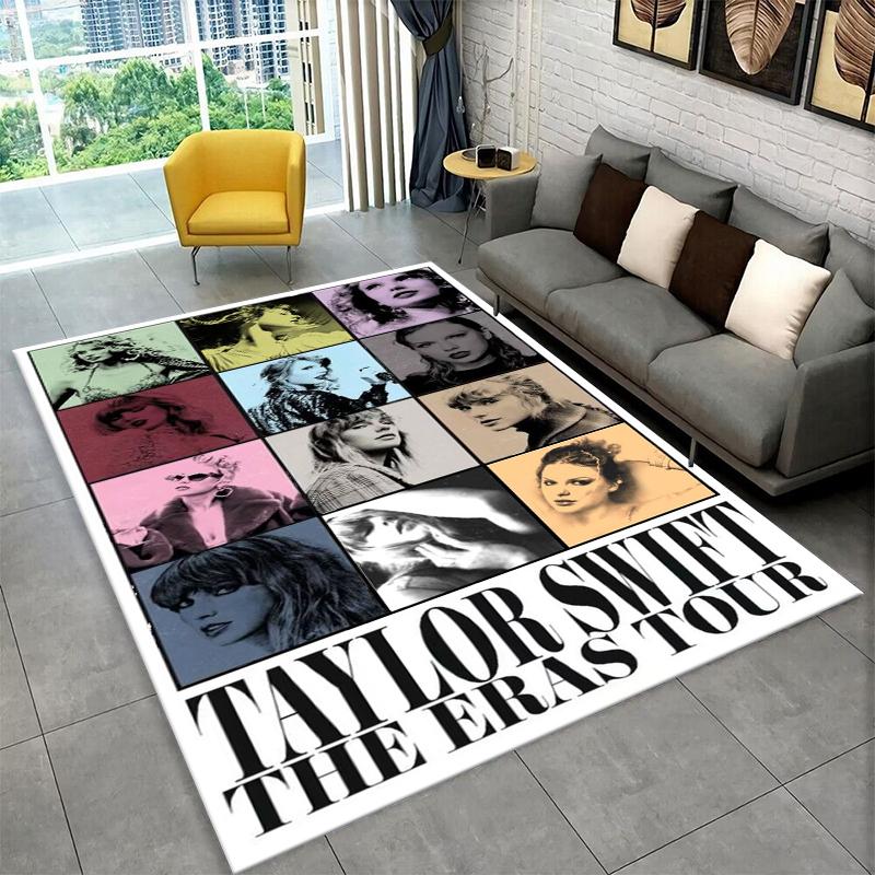 

Singer T-Taylor Singer Music Carpet Rug for Playroom Bedroom Living Room Sofa Home Decor,kid Area Rug Non-slip Floor Mat Gift 40x60cm
