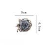 1Pcs High-End Fashion Pearl Women's Jewelry Accessories Retro Fabric Rose Flower Brooch Pin Clothing Flower Brooch