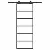 VidaXL Porte coulissante avec kit de quincaillerie 76x205 cm Verre ESG, porte coulissante sur rail, porte coulissante 3332827