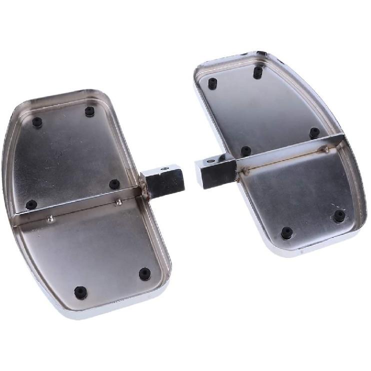 2Pcs Moto Front Rider Foot Pedals For Honda Magna Vf 250 750 For Yamaha V-Star Dragstar 650 Xv Black Foot Rest Pegs