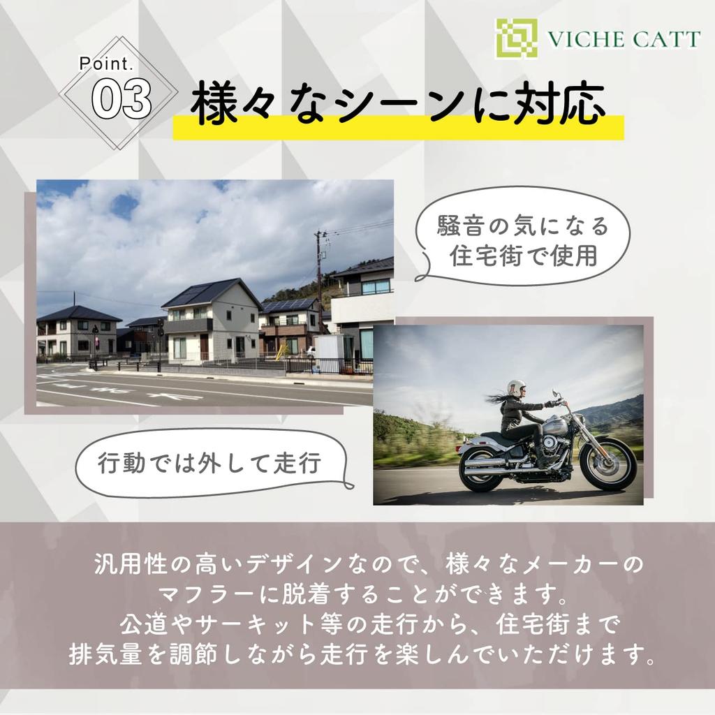 Bike Silencer, Motorcycle Muffler, Inner Silencer, Exhaust, Volume Adjustment, General Purpose, Stainless Steel (4.2