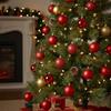 Shatterproof Christmas baubles red 5 cm 16 pcs.