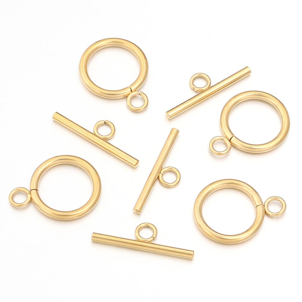 4-5Sets/Lot  Metal OT Clasps Connectors For Bracelet Necklace DIY Toggle Clasps Buckle Jewelry Making Supplies Connectors