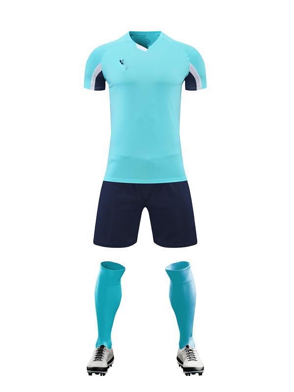 Short Sleeve Football Suit Men's and Women's Adults Children's Breathable Quick-Drying Training Sports Suit Football Suit