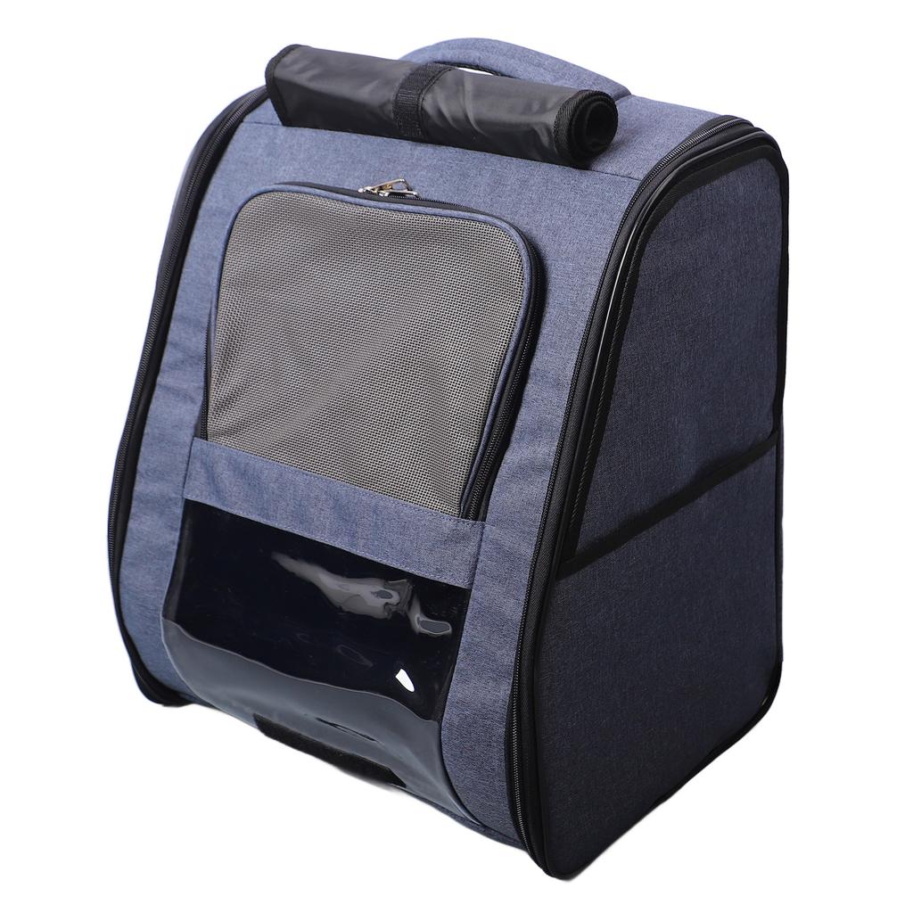 Pet Carrier Backpack Large Capacity Polyester Pet Bag Stress Prevent Multipurpose Pet Backpack with