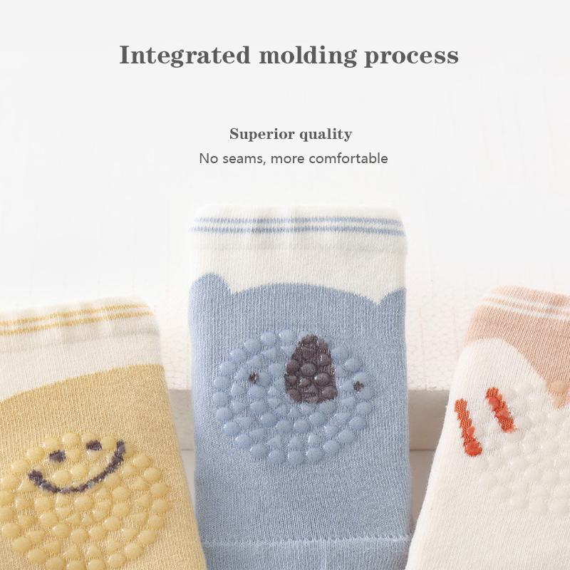 Summer New Baby Knee Pads Cartoon Mesh Breathable Toddler Anti-Fall Kids Knee Pads Children Crawling Non-Slip Knee Pads