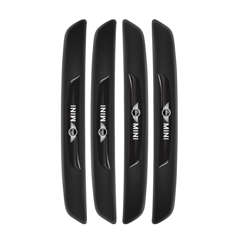 

4Pcs Car Door Anti-collision Strip Protection Sticker For Mini Cooper JCW Works R56 R50 F54 F55 F56 F57 F60 R52 R53 R55 R57 R58 чёрный