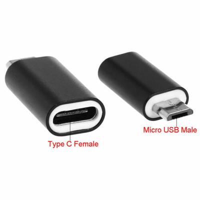 2-pack USB 3.1 Type C vrouwelijk naar micro USB mannelijk adapterconverterconnector USB-C