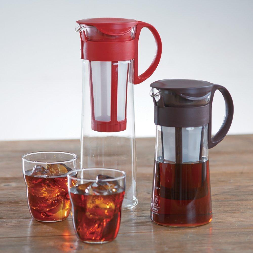 HARIO Cold Brew Coffee Pot 1000ml     Removable Strainer, Chocolate Brown, 8-Cup, Made In Japan