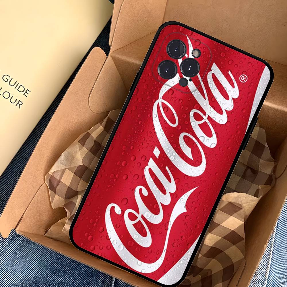 

Логотип C-Coca C-Cola Модный Мягкий Задний Чехол-Крышка для Телефона Для IPhone 17 16 Pro Max 15 12 11 16e 13 Mini 14 15 Plus iPhone 16 pro