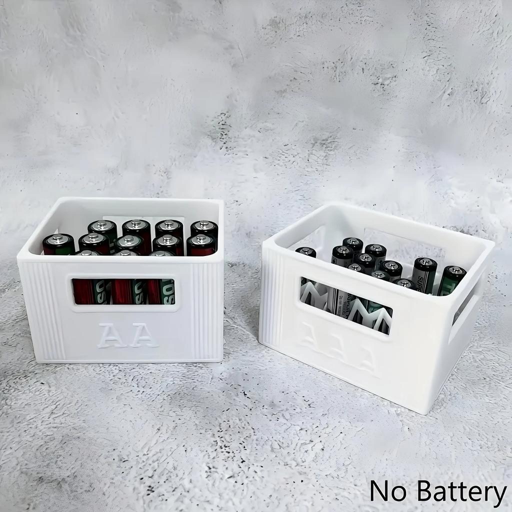 3D Baskılı AAA/AA Pil Saklama Kutusu - Yüksek Kapasiteli, 30/20 Bölmeli, Dayanıklı Plastik Düzenleyici, Ev Dekorasyonu İçin