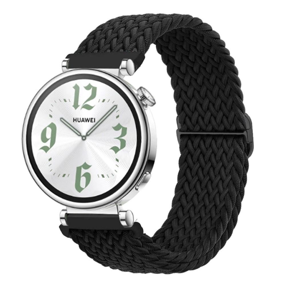 

18mm watch Straps For huawei watch GT 6 5 4 41mm Sport Braided Adjustable bracelet belt for HUAWEI watch GT 4/GT 5 pro 42mm band 18mm watch strap чёрный