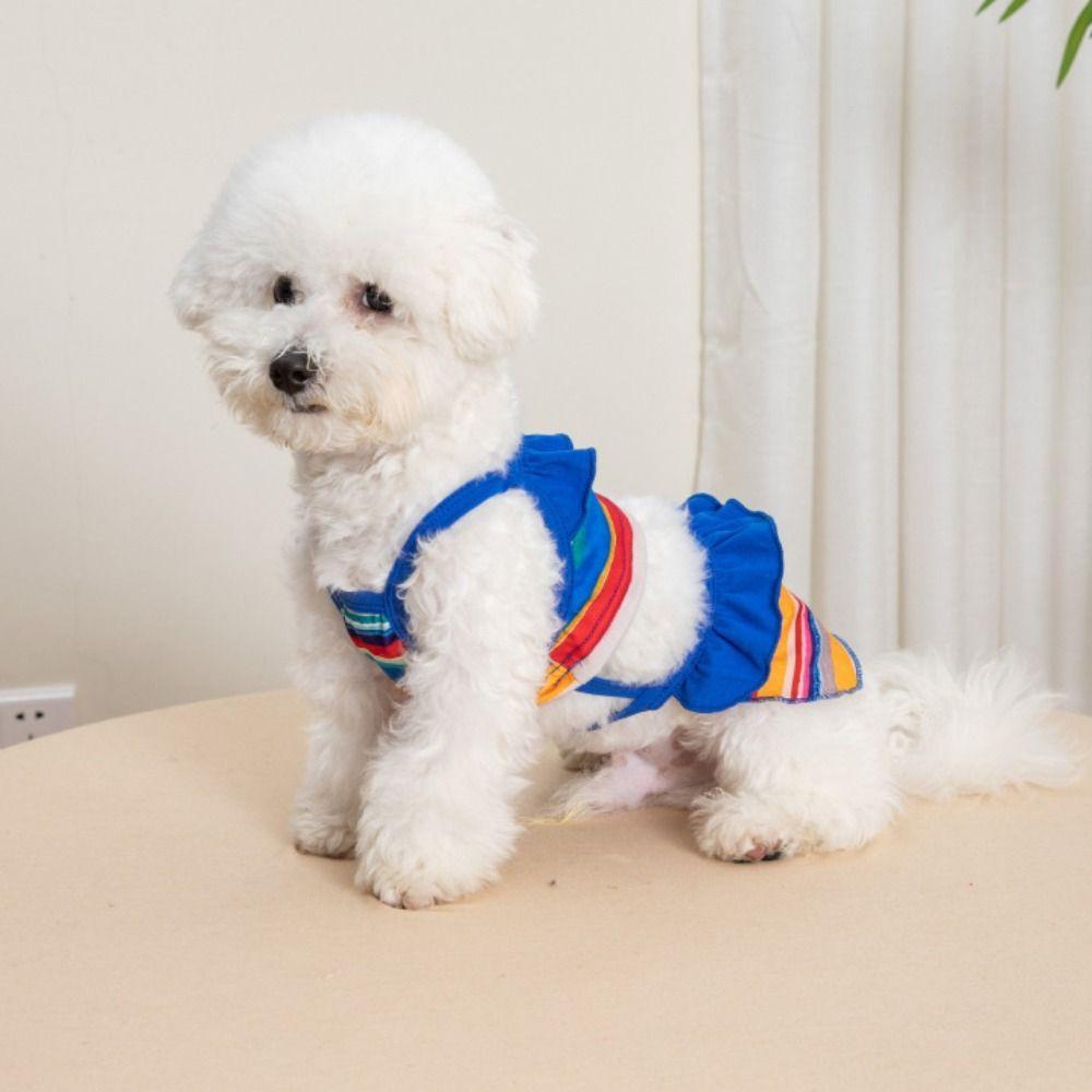Comfortable Fashion Pet Swimsuit Soft Thin Design Pet Princess Dresses Breathable Pet Summer Clothes for Puppy Kittens