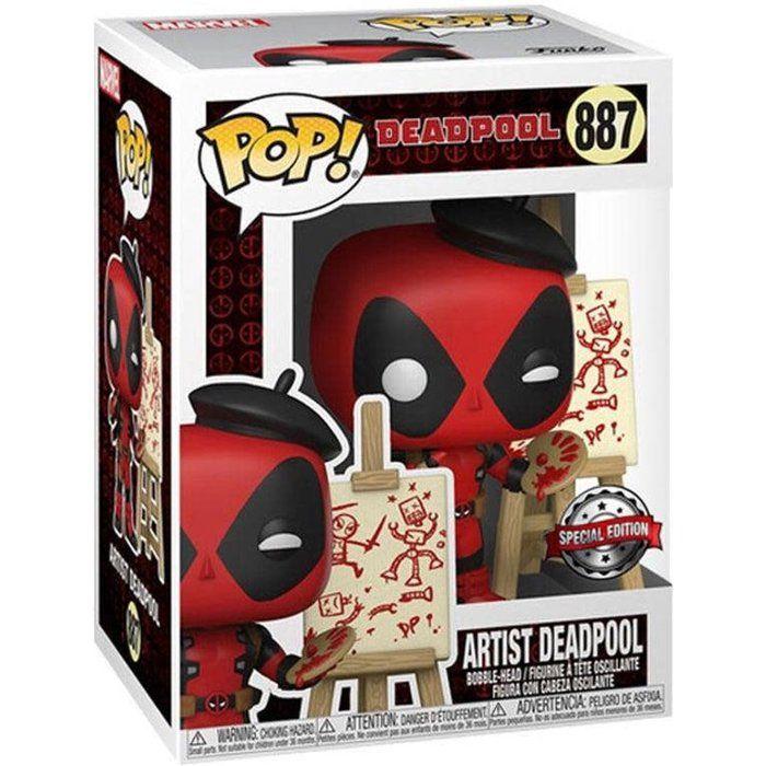 Funko Pop! Marvel: Deadpool - Deadpool as French Painter - US Exclusive