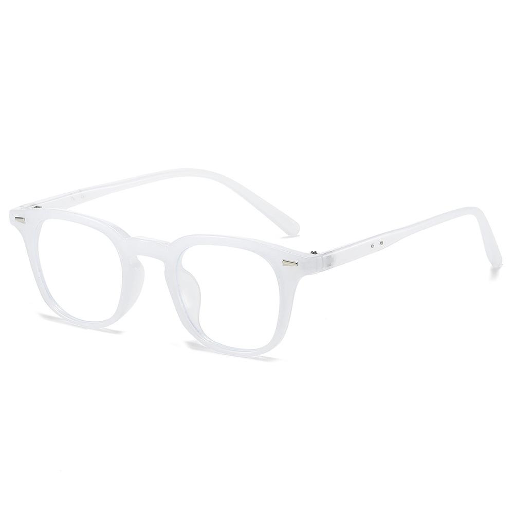 

Плоские очки в стиле ретро, женские антисиние очки, квадратные оправы, оправы для очков, компьютерные зеркала. white film (anti-blue light)