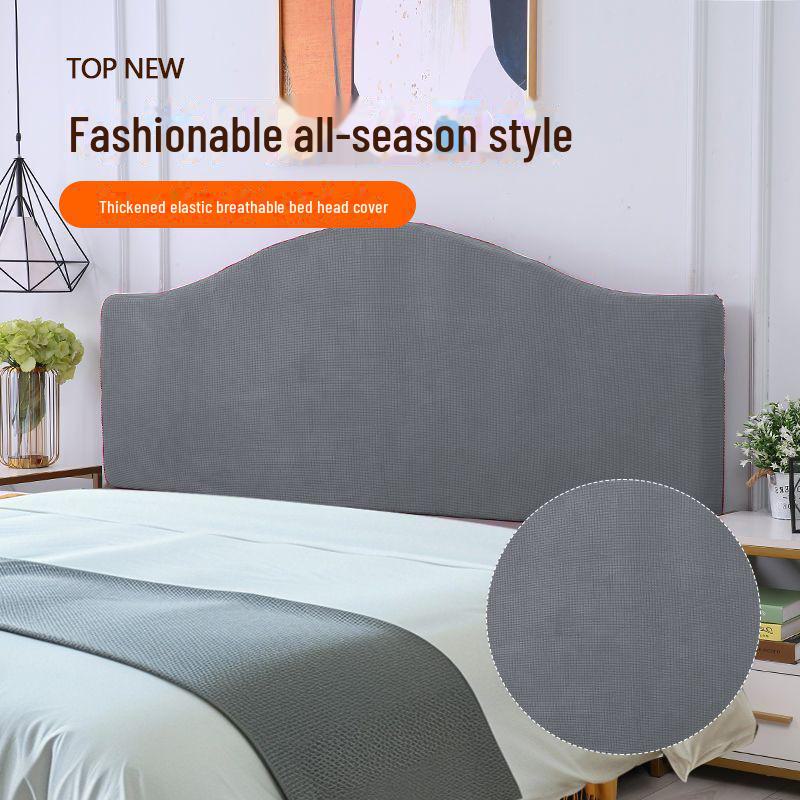 Nordic Universal Elastic Bed Head Cover - Dustproof & All-Inclusive for Dorms