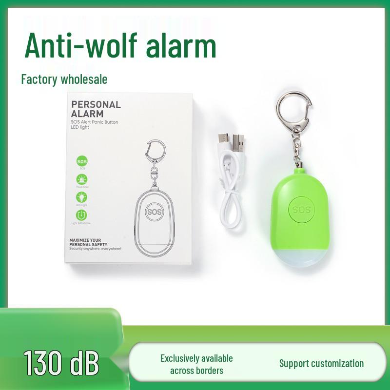 Personal Safety Alarm - 130dB, Double-Click Activation, Compact for Night Runs