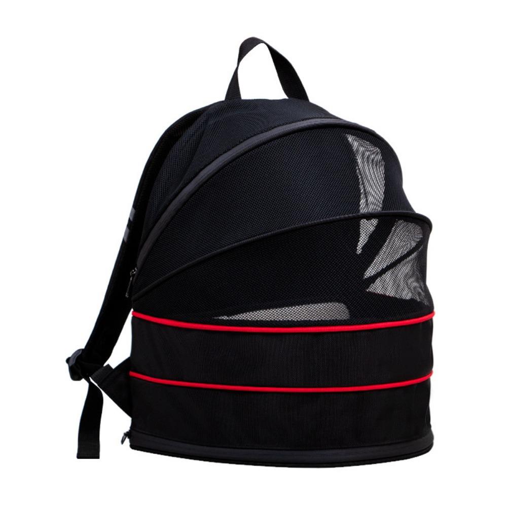 

Foldable Breathable Pet Backpack Large Capacity Portable Pet Bed Public Transport чёрный