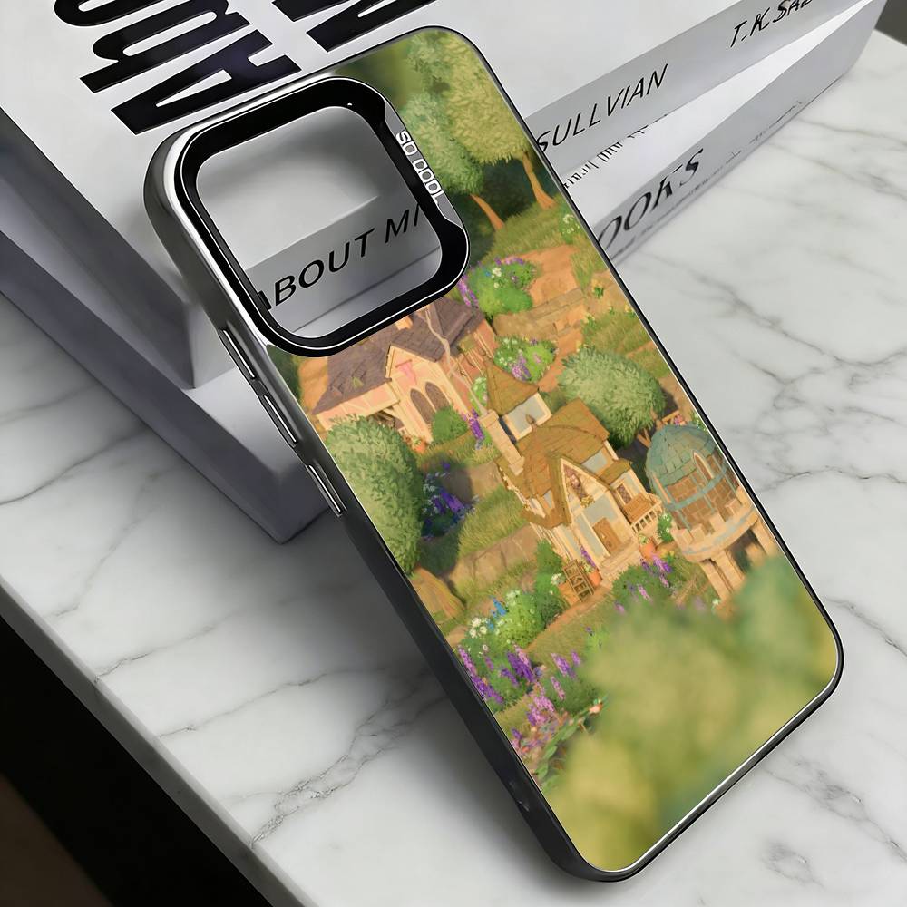 Game Tiny Glade Phone Case For iPhone 17,16,15,14,13,12,11 Plus,Pro Max,XS,Colorful Silver Black Cover