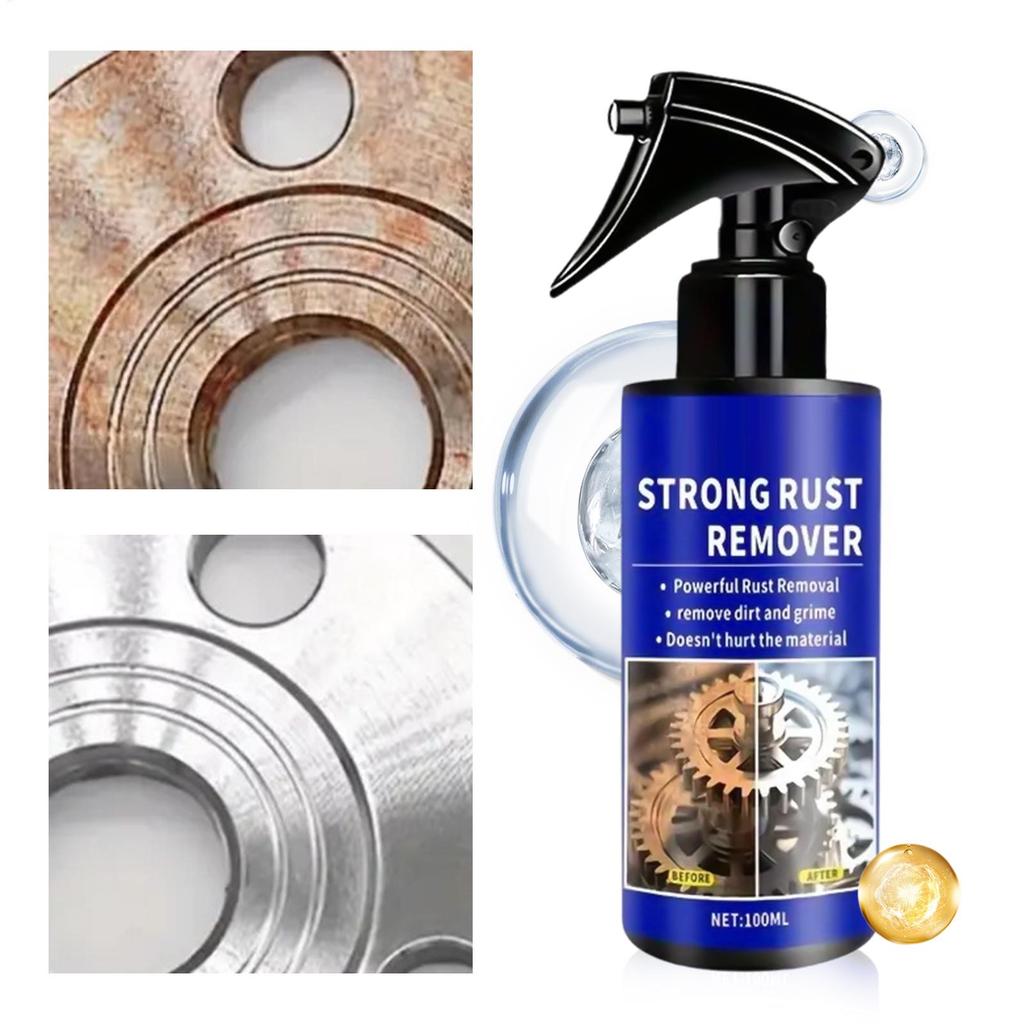 Rimuovi Ruggine Metallico 100ml Agente Derugginente ad Azione Rapida Spray Convertitore di Ruggine per Veicoli SUV Camion Camper Berlina Pickup