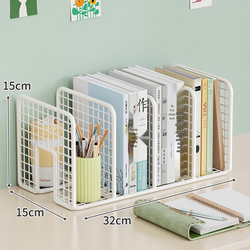 Schreibtisch-Akten- und Buchorganisator: Bücherregal, Regal, Buchstütze, Aktenaufbewahrung, Archivbox