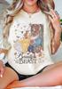 2025 New Summer Best Selling Short Sleeve Retro Beauty and The Beast Loose Breathable Tshirt Unisex Clothing