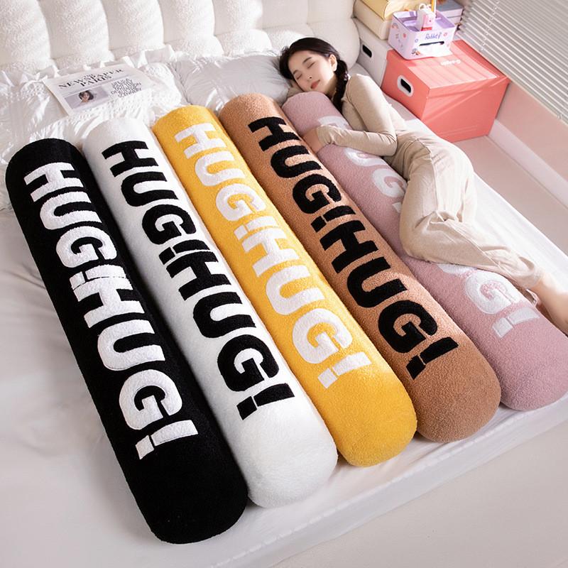 Long Cylindrical Stylish Plush Toy Embroidery Side Sleepers Girl Gift Dolls
