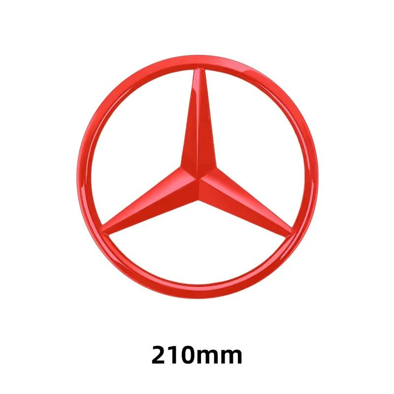 1ks 188mm 210mm ABS Auto Přední Maska Znak Nálepka Kryt Emblem Pro Mercedes Benz Třída A/B/C/E/S GLA CLA GLE GLK CLK CLS GLS GLC