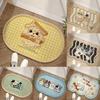 Non-slip Carpet Soft Absorben Floor Mat Cute Door Mat Bedroom