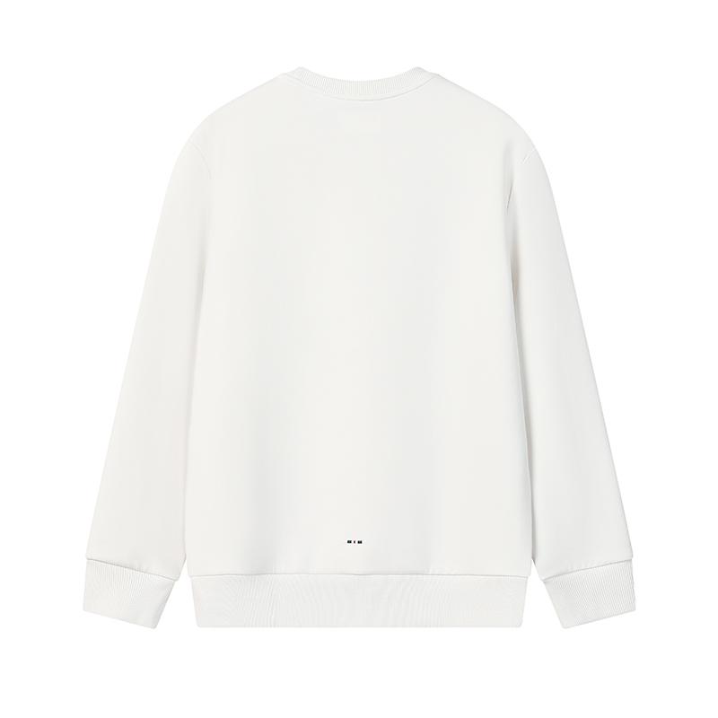FILA Heritage Fashion Simple Classic Basic Casual Daily Comfortable Versatile Knitted Crew Neck Pullover Sweatshirt Men sweatshirt F11M618202FWT