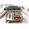 304 Stainless Steel Compartment Lunch Box with Lid Thermal Insulated Bento Box for Kids Students & Office Meal Prep Container