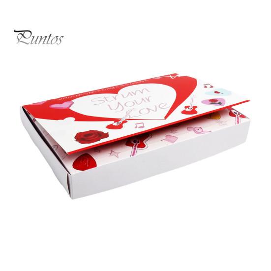 Children Valentine's Day Decoration Guitar Picks Advent Calendar 24-Day Countdown Holiday with And Accessories for Guitarists Music Lovers Activity