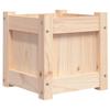 Vidaxl Garden Pots, 2 Pcs, Solid Pine Wood