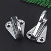 2Pcs 316 Stainless Steel Marine Spring Snap Fending Hook Marine Boat Spring Snap Attach Rope Fender Boat Hardware