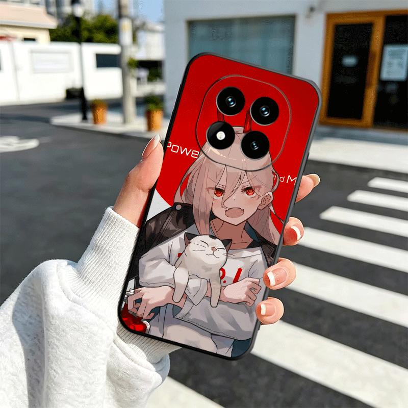 

Чехол для телефона CSM Power с персонажем аниме для Xiaomi Redmi Note 12 13 14 15 Pro Plus 11 12S 11S 11T 10 4G Черный Задняя крышка Redmi Note 15 Pro 5G