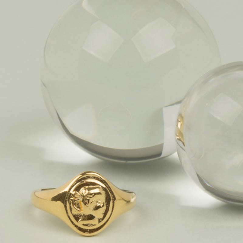 AUGUST ALICE Vanve 18K Cameo Ring