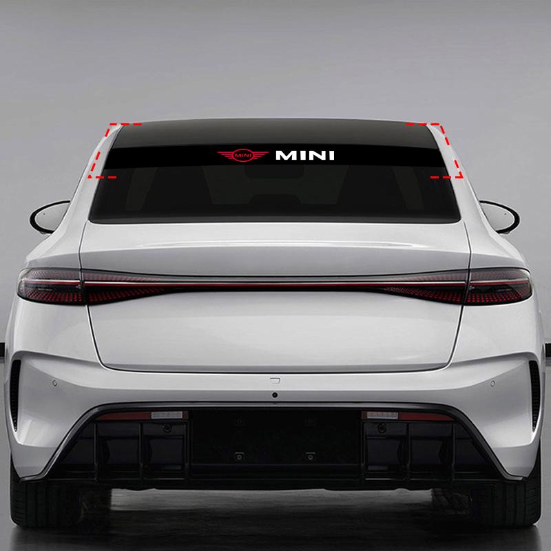 Car Front Windshield Stickers Front and Rear Decorative Emblem For Mini Cooper One S Clubman R50 R53 R56 R60 F55 F56 R57 R58 R59