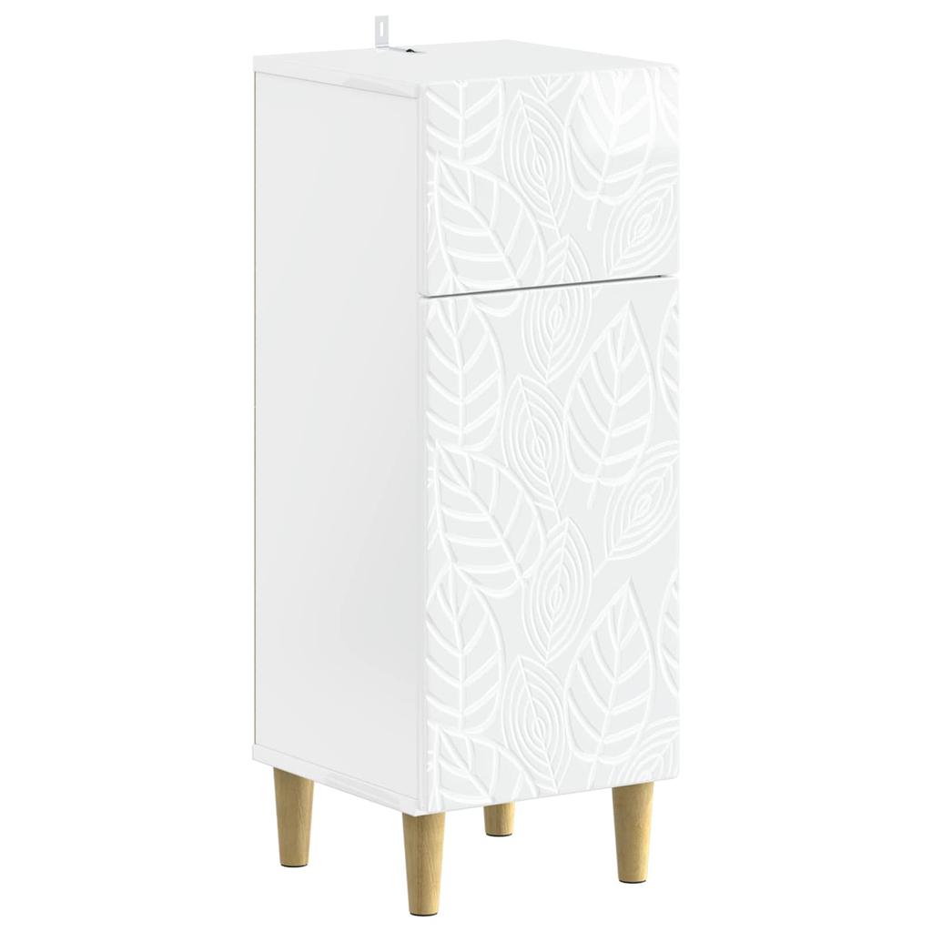 Bathroom Storage Cabinet DELFT High Gloss White