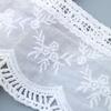 Cotton Embroidery Lace Accessories, Punched Embroidery Clothing Accessories, Hollow Petals Cotton Embroidery