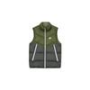 Gilet imbottito casual sportivo con stampa logo dell'alfabeto e collo alto da uomo capispalla verde DD6818-326