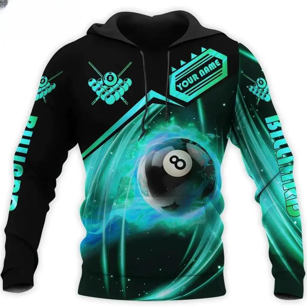 Supercool Mechanic Beer Billiards Skull Men' Hoodie Sweatshirt 3D Print Fashion Autumn And Winter Casual Coat Unisex Oversized C